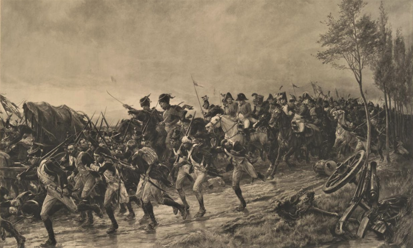 Наполеон Бонапарт битва при Ватерлоо. Битва Ватерлоо 1815. Ватерлоо 18 июня 1815 г.. Наполеон Бонапарт 1815. Разгар битвы