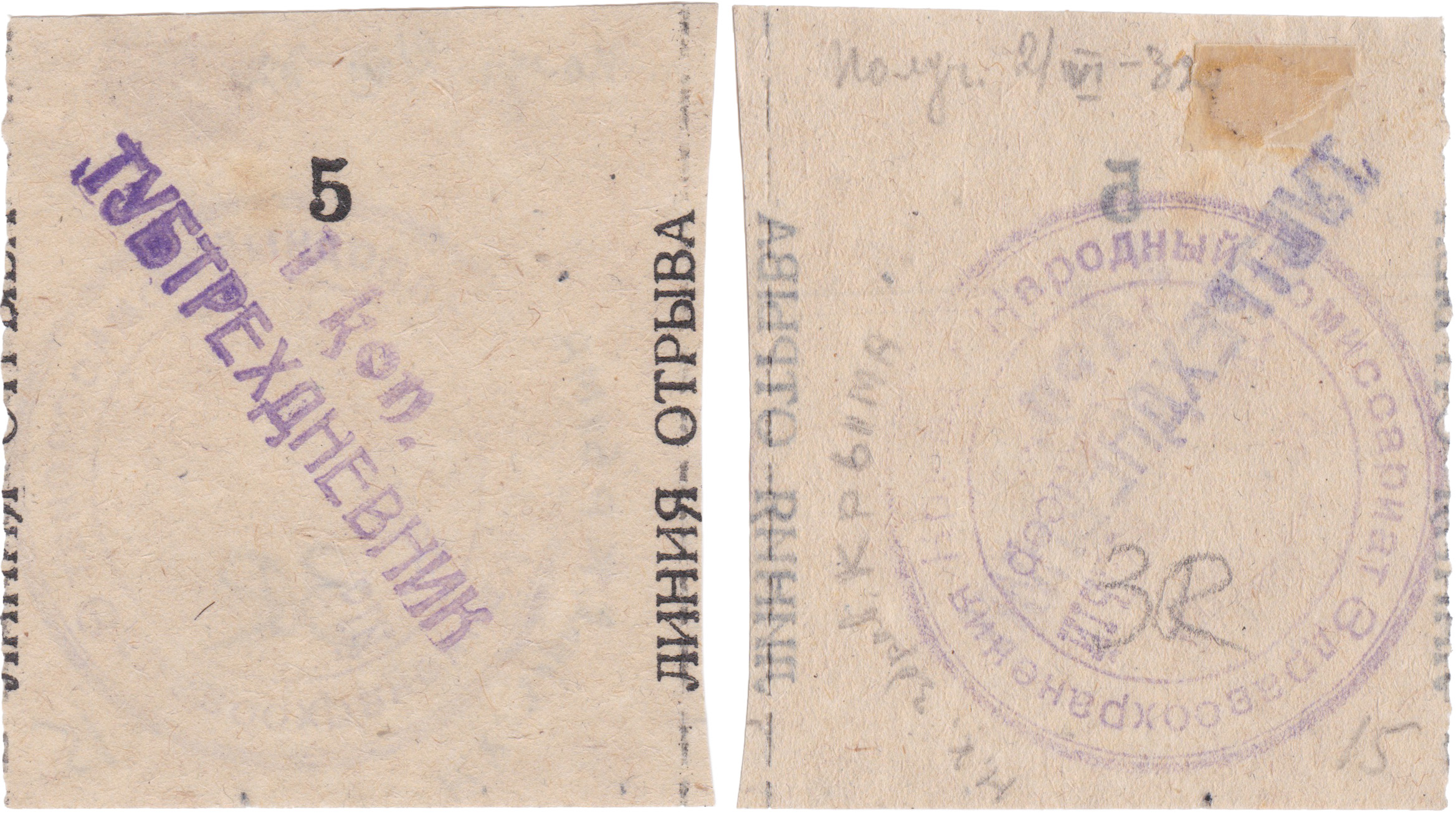 Тубтрехдневник 1 Копейка 1922 год. 